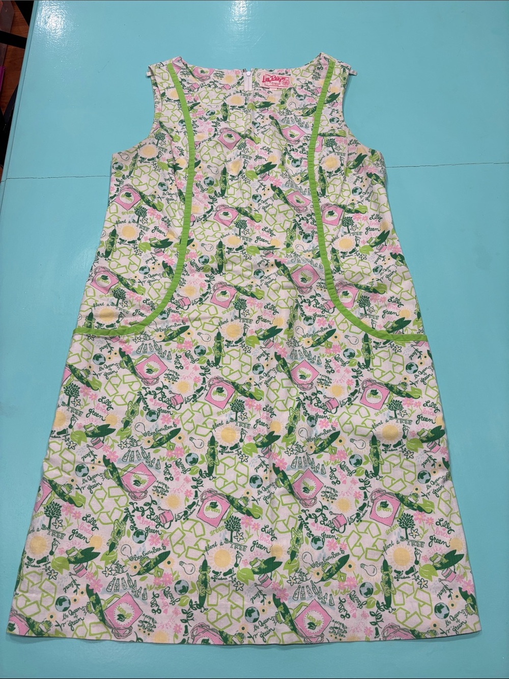 Lilly Pulitzer Originals Queen of Green Worth Shift